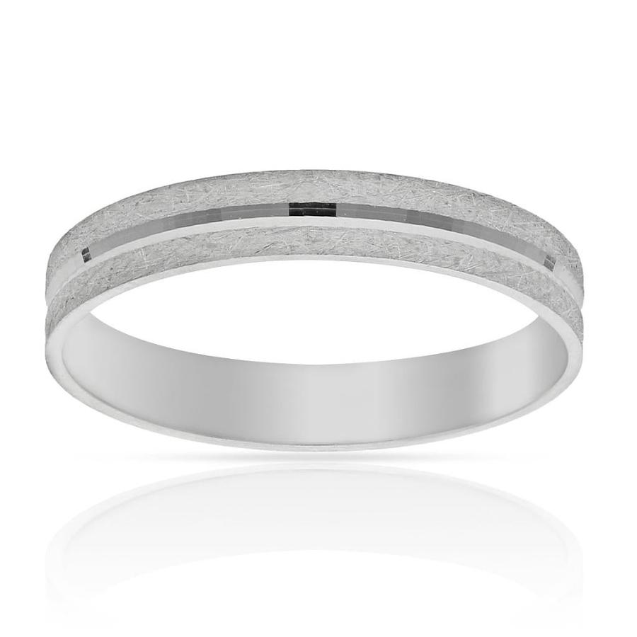 Alianza de boda oro blanco baratas, anillos de boda diseño mallorca