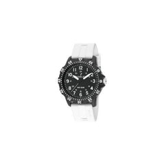 Reloj Nowley deportivo negro correa Silicona blanca para hombre