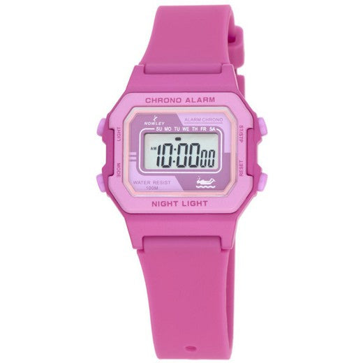 Reloj NOWLEY digital Fucsia para niña