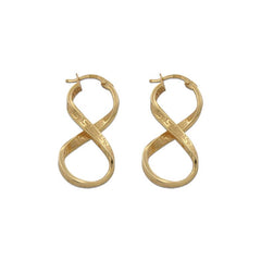 AROS ORO 18KL CON GRECA - 14X23MM - Joyeria Zeller