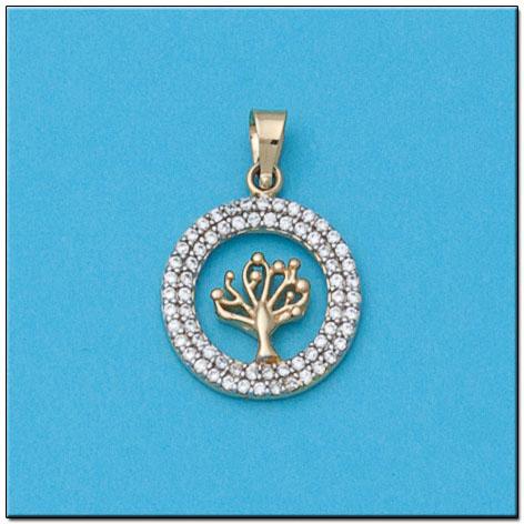 COLGANTE ORO DE 18KL ARBOL DE LA VIDA - Joyeria Zeller