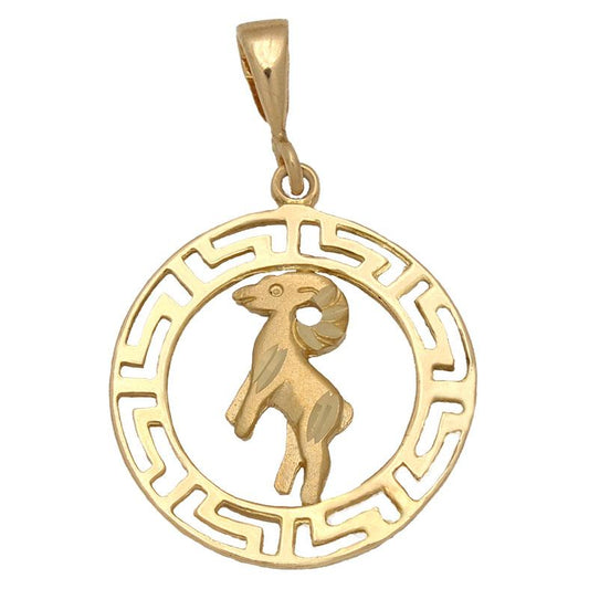 HOROSCOPO EN ORO DE 18KL ARIES - Joyeria Zeller