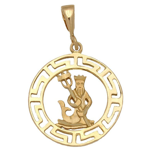 HOROSCOPO EN ORO DE 18KL ACUARIO - Joyeria Zeller