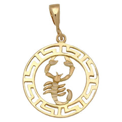 HOROSCOPO EN ORO DE 18KL ESCORPIO - Joyeria Zeller