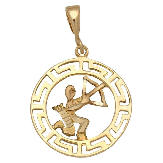 HOROSCOPO EN ORO DE 18KL SAGITARIO - Joyeria Zeller