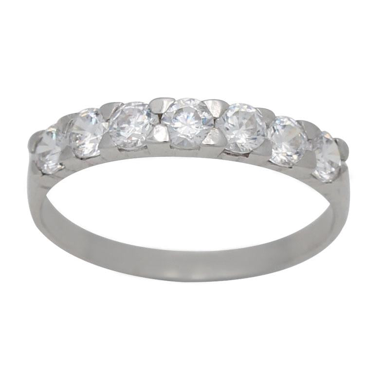 SORTIJA ORO BLANCO 18KL DIAMANTES - Joyeria Zeller