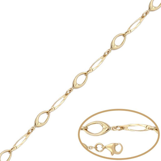 PULSERA OVAL ORO 18KL - Joyeria Zeller