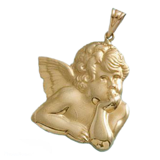 Colgante de Oro 18k Ángel de la guarda 30mm